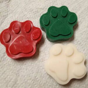 Holiday Paw Print Wax Melts